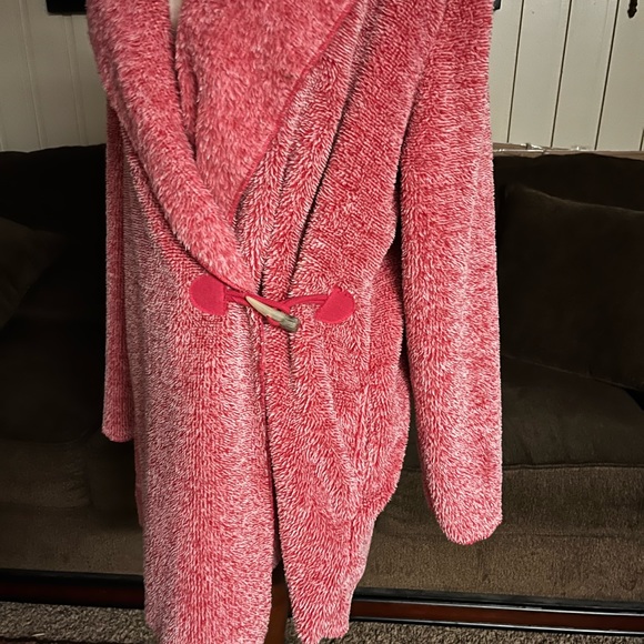 “Jasmine & Ginger” Size Large Plush Pink Robe - Picture 6 of 11